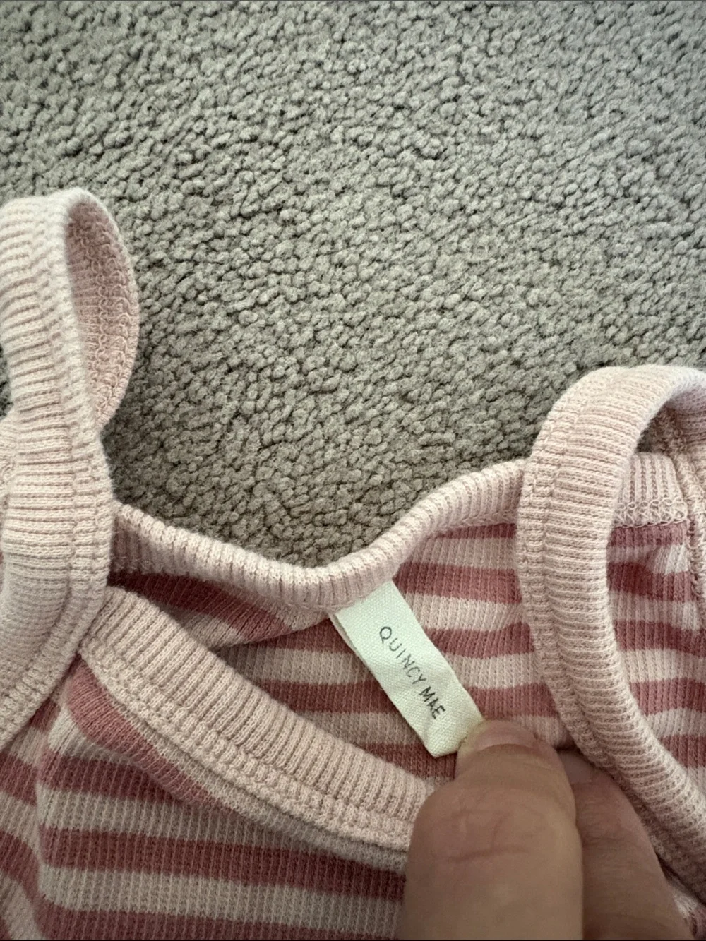 Kids Pink Stripe Tank & Shorts Set